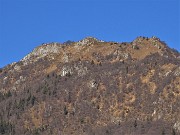 MONTE CASTELLO (croce 1425 – cima 1474 m) da Valpiana di Serina il 26 febbraio 2022 - FOTOGALLERY